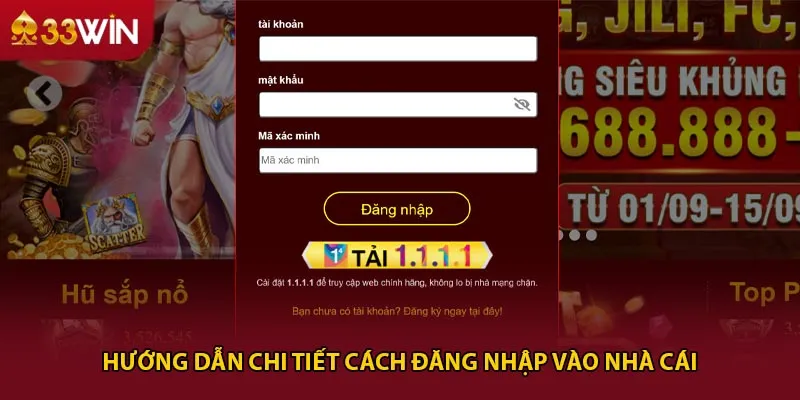 Hướng dẫn chi tiết cách đăng nhập vào nhà cái